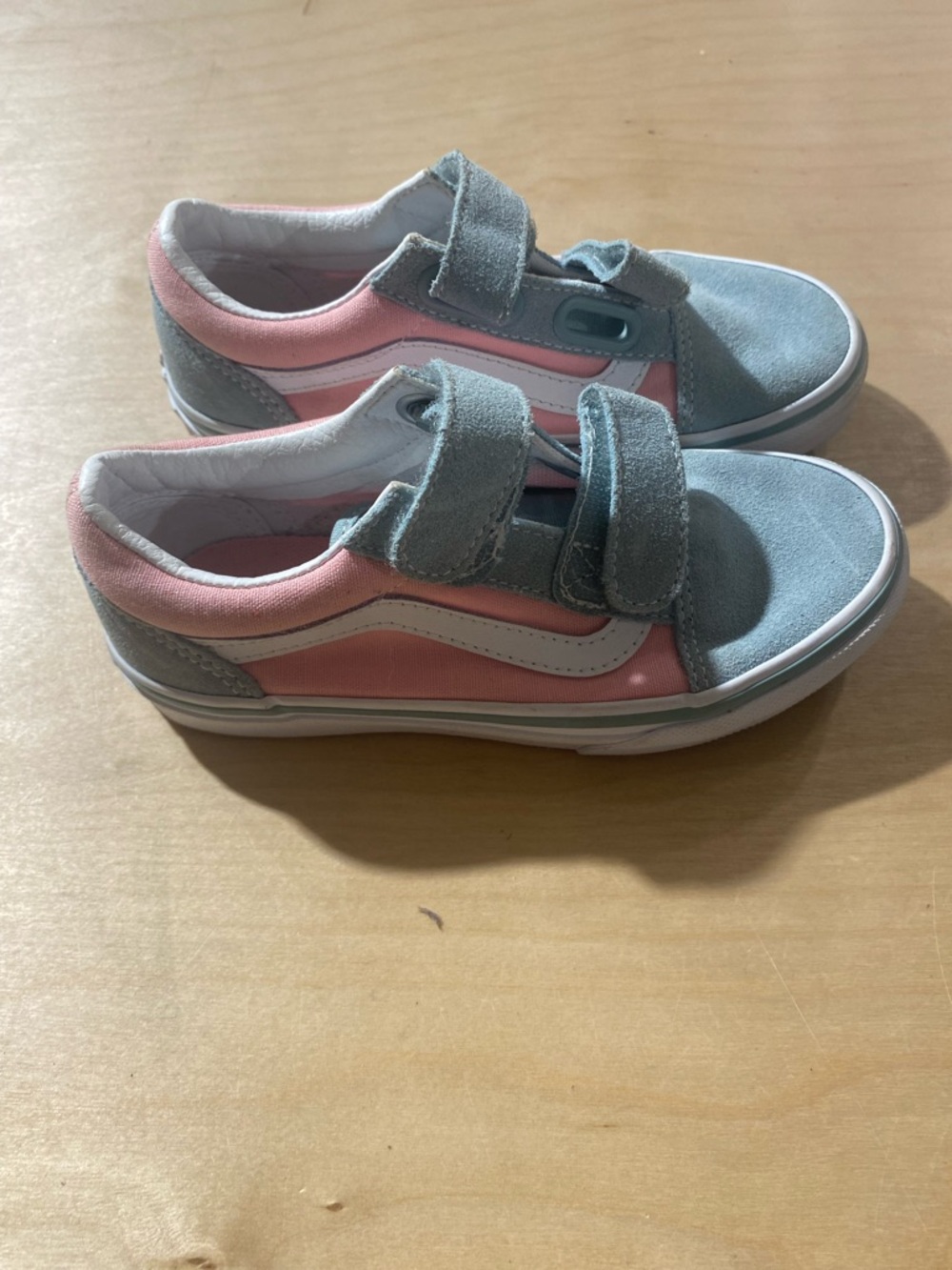 Vans Kids Two-Tone Pink and Light Blue Sneakers 13.0 (Box 1) - Picture 3 of 12